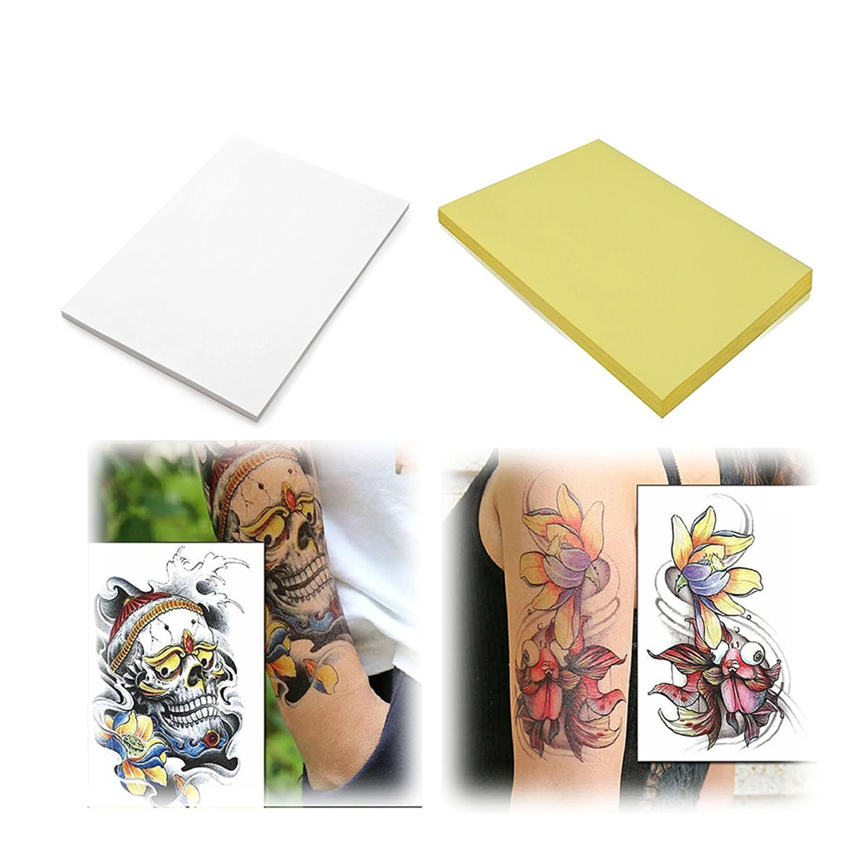 

35 штук переводной татуировки Бумага листы из 4 слоев DIY отслеживание татуировок Бумага для татуировки (A4 размер)