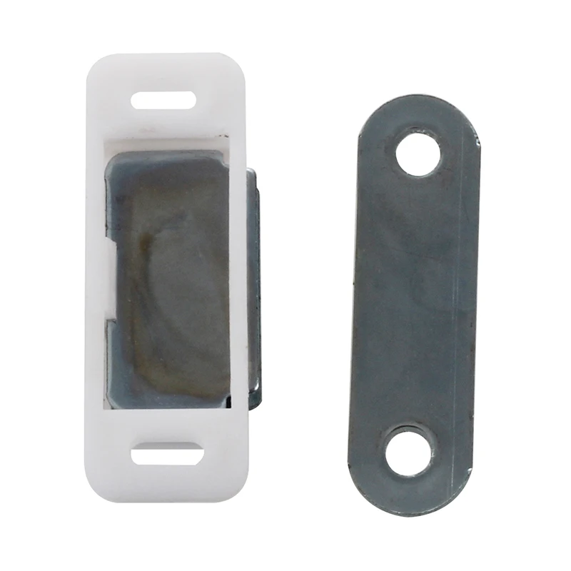 Дверная фурнитура для шкафа белая база 1 8 &quotдлинный одиночный магнитный