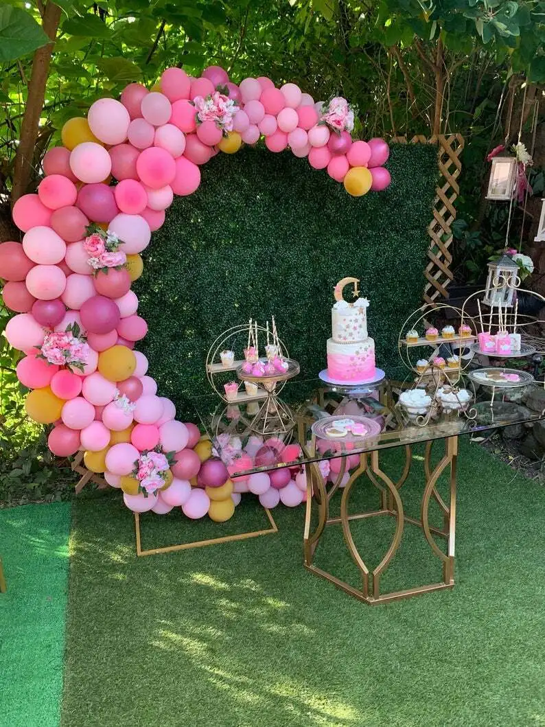 

2meters Moon Metal Arch Gold color Balloon arch