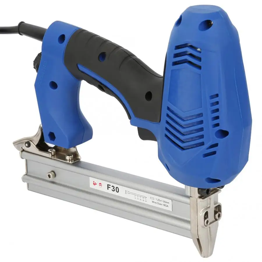 Пистолет для ногтей F30 мощный электрический пистолет прямые гвозди