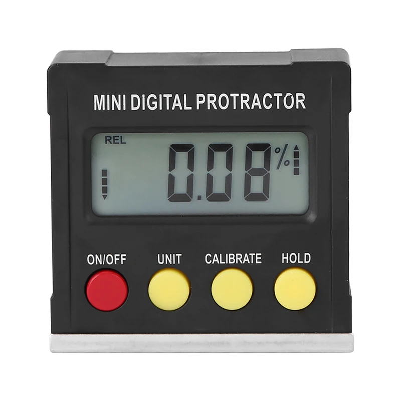 

New 4-key Digital Display Inclinometer Measuring & Gauging Instruments Level Box Protractor Angle Bevel Gauge