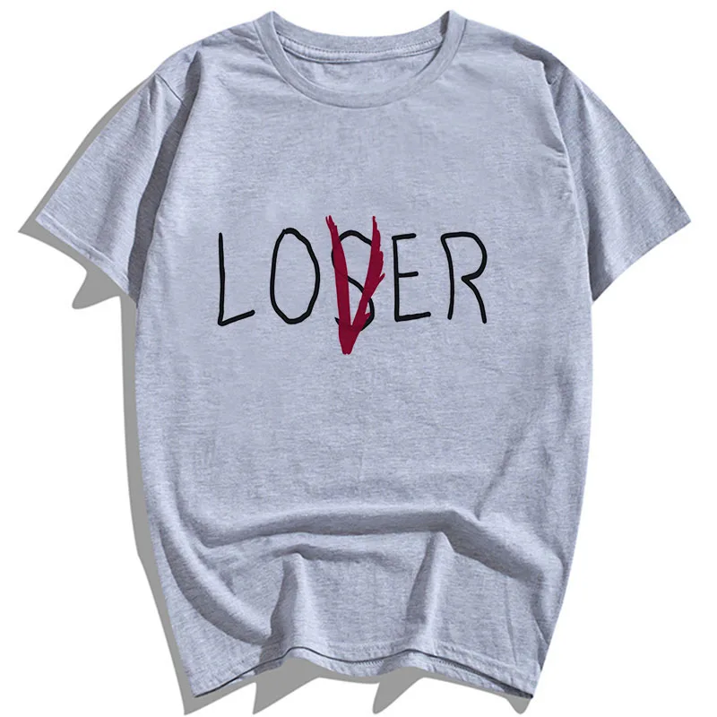 

Movie It Losers Club T Shirt Men 2020 Summer New Women Harajuku Casual Cotton Short Sleeve Loser Lover It Inspired T-Shirt Tops