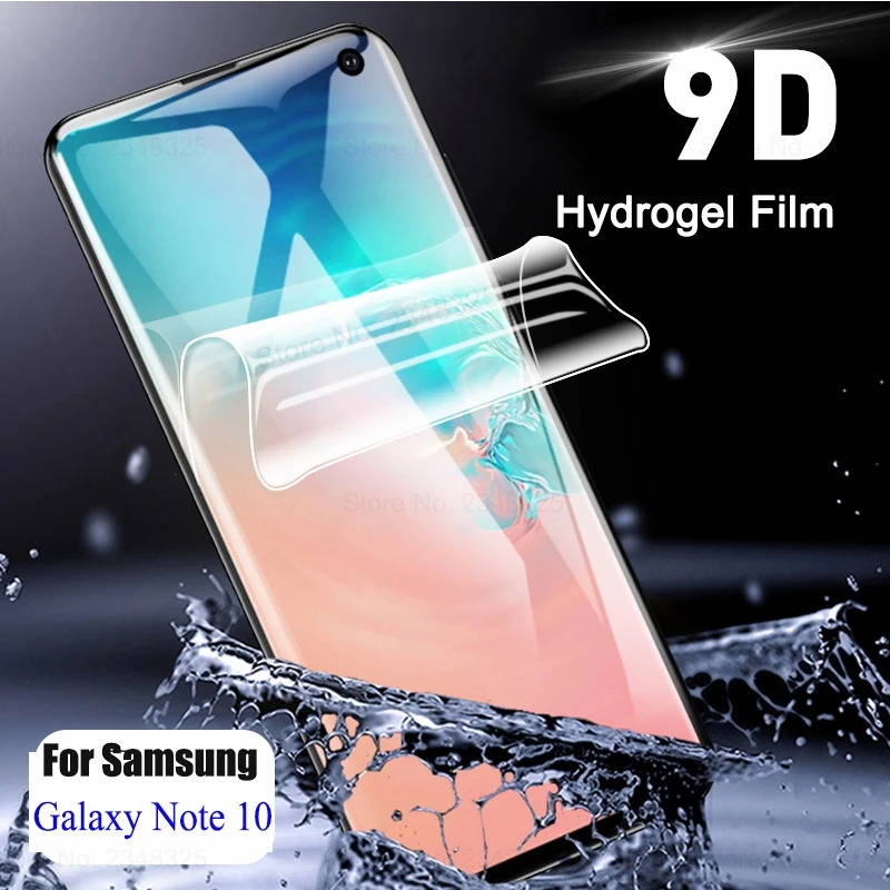 Мягкая Гидрогелевая пленка 9D для Samsung Galaxy S10 5G S9 S8 S20 Plus Ultra S10e Note 10 Pro S21 защитная