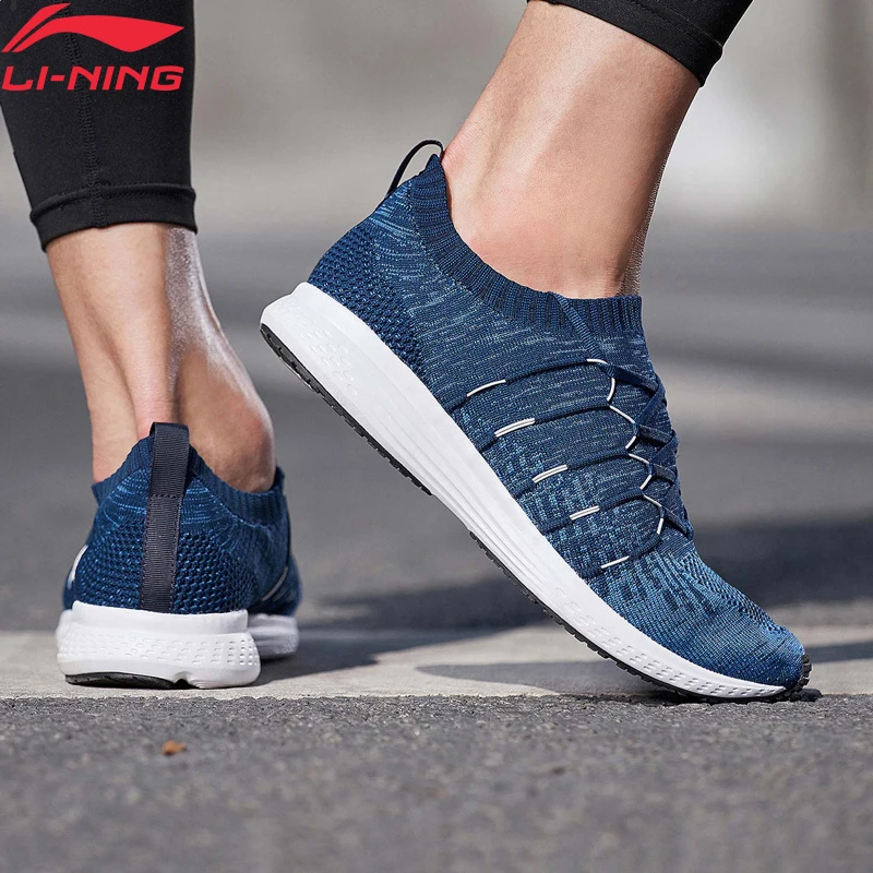 (Код Break) Li-Ning Мужская скоростная Звезда Подушка для бега светильник моно пряжа