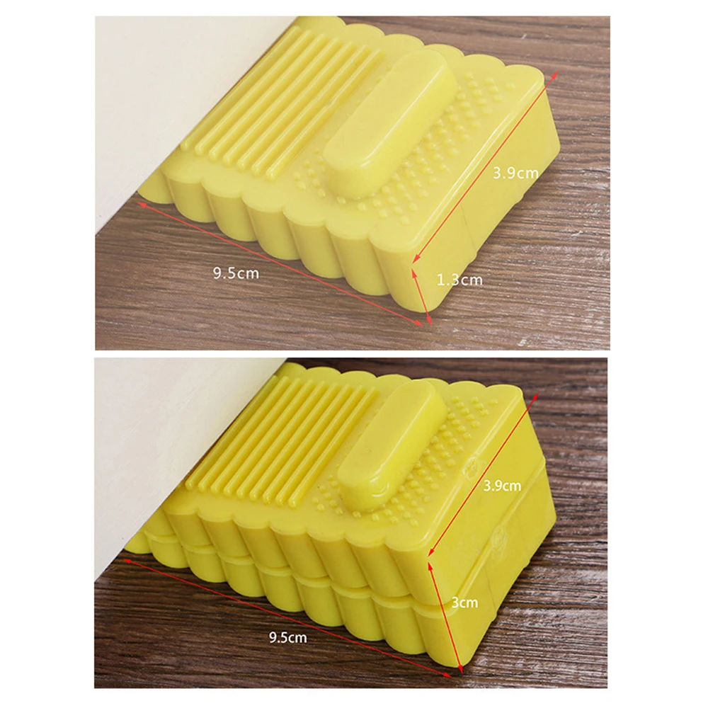 

6 шт., силиконовые стопоры для дверей блочный Клин