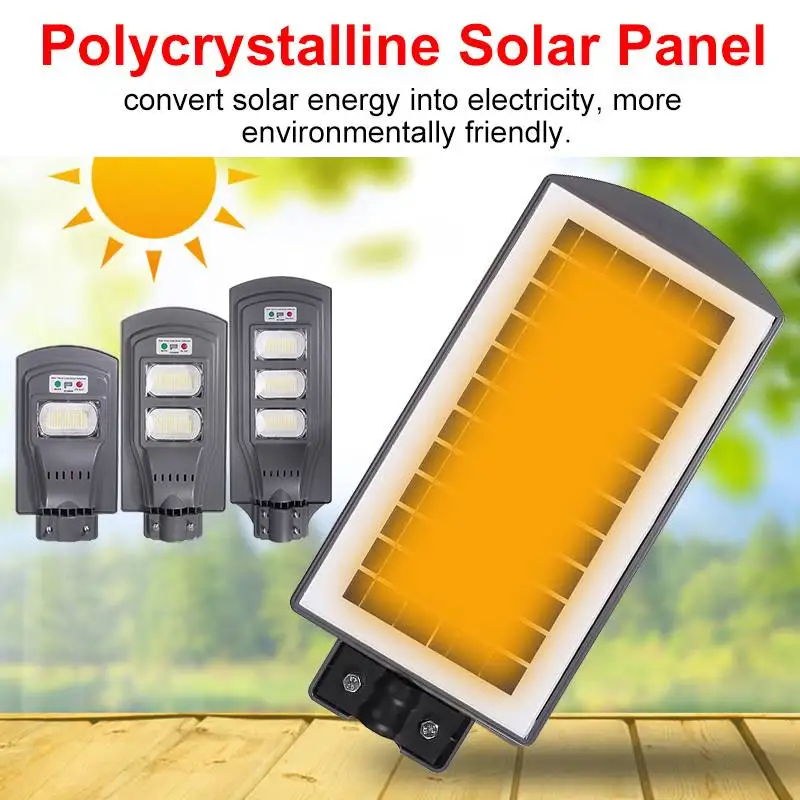 

150/300/450W LED Solar Lamp Wall Street Light Super Bright Radar PIR Motion Sensor Security Lamp for Outdoor Garden