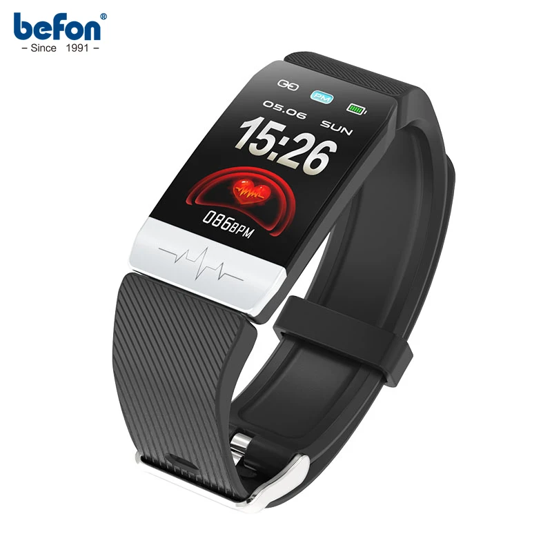 Befon спортивный фитнес трекер умный Браслет монитор ECG PPG сердечный ритм кровяное