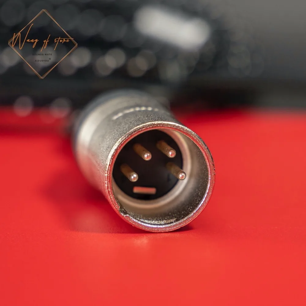 Hifi Balanced Audio Cable For Hifiman ANANDA Arya SUSVARA SUNDARA Headphone XLR 4 Pins CANNON PLUG 1.2M | Электроника