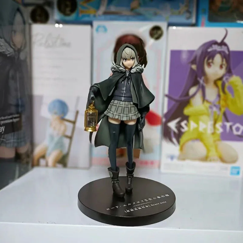 

20cm Fate/stay Night Sexy Girl Reines El Melloi Archisorte Beautiful Girls Standing Posture Grey Cloak PVC Dolls Christmas Gifts