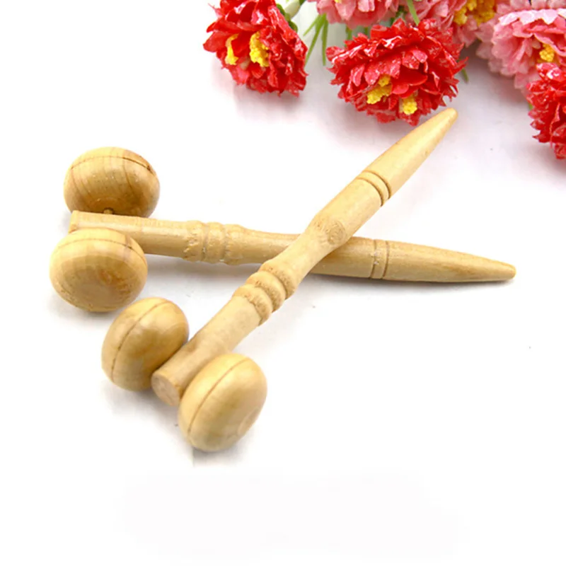 

1PC Facial Massager Roller Slimming Products Face Shaper Anti Wrinkle Face-Lift Relax Beauty Tools Wood Face Massager Slimmer