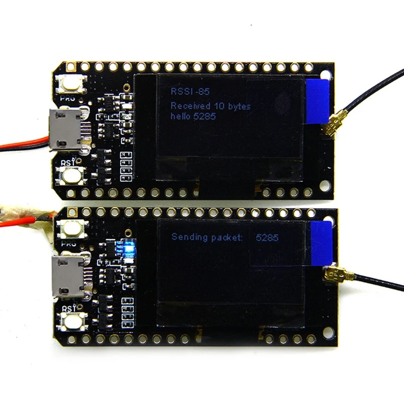 868 МГц ESP32 LoRa OLED 0 96 дюймовый дисплей Bluetooth WIFI ESP 32 модуль макетной платы 1 комплект = 2