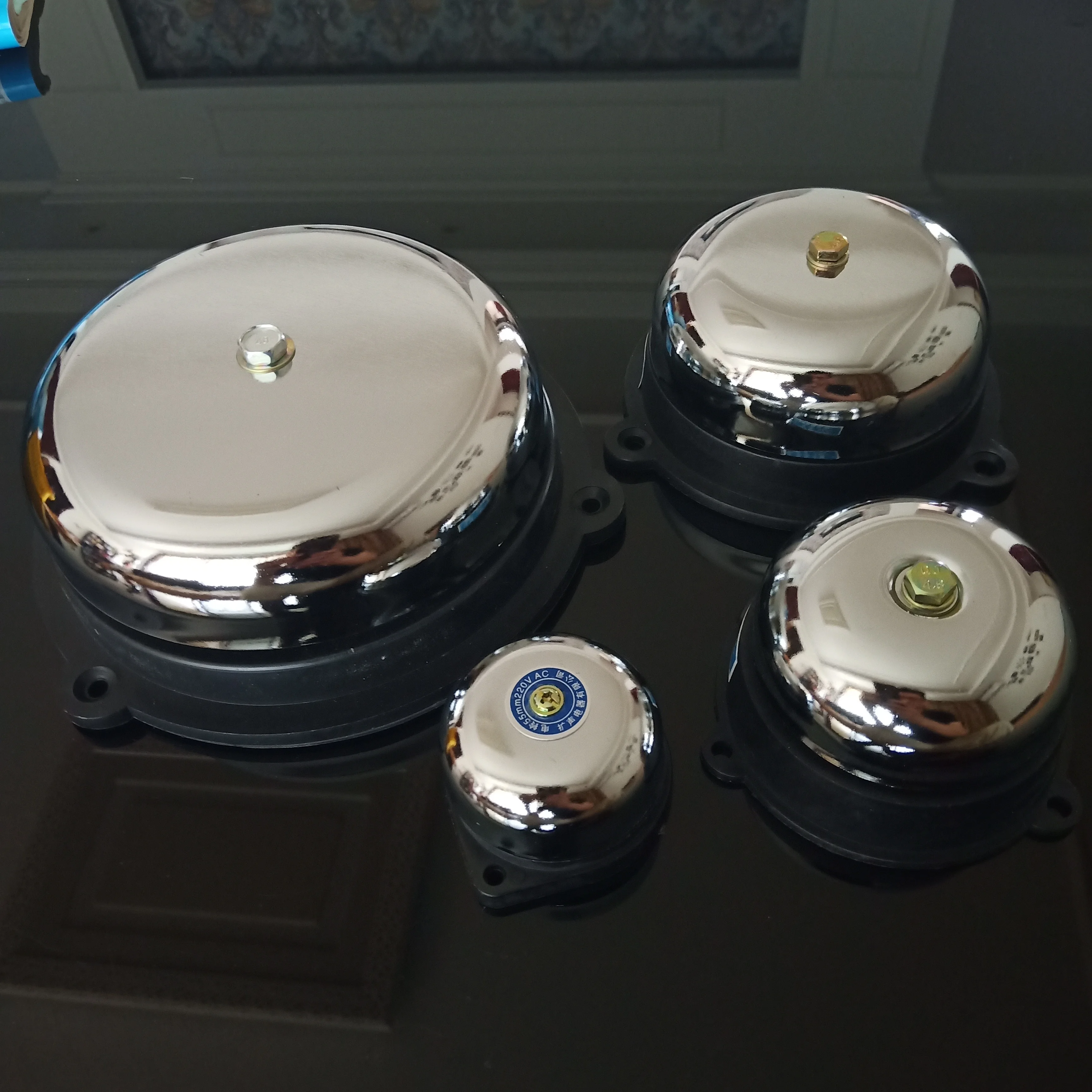 Традиции Электрический беспроводной дверной звонок 2/3/4/6 дюймов 12V 24V 48V 110V 220V высокой дБ сигнальный звонок высокое качество дверной звонок школьная завод колокол
