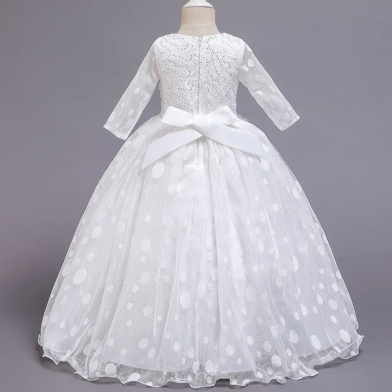 

Teenager Formal Long SleeveGirls Dresses For Bridesmaid Princess Long Evening Dress Girl Party Wedding Dress 14 10 12 Yea