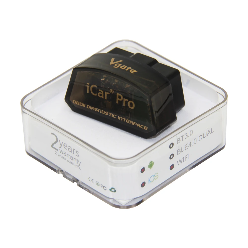 Автомобильный диагностический сканер Vgate iCar Pro ELM 327 OBD2 Bluetooth 4 0 Wi Fi для Android/IOS ELM327 V2.1