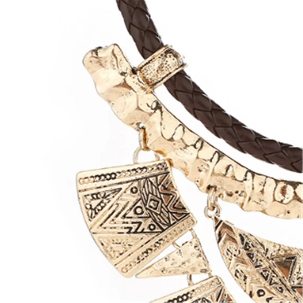 Женское Ожерелье с римским узором этническое ожерелье цепочка для девочек