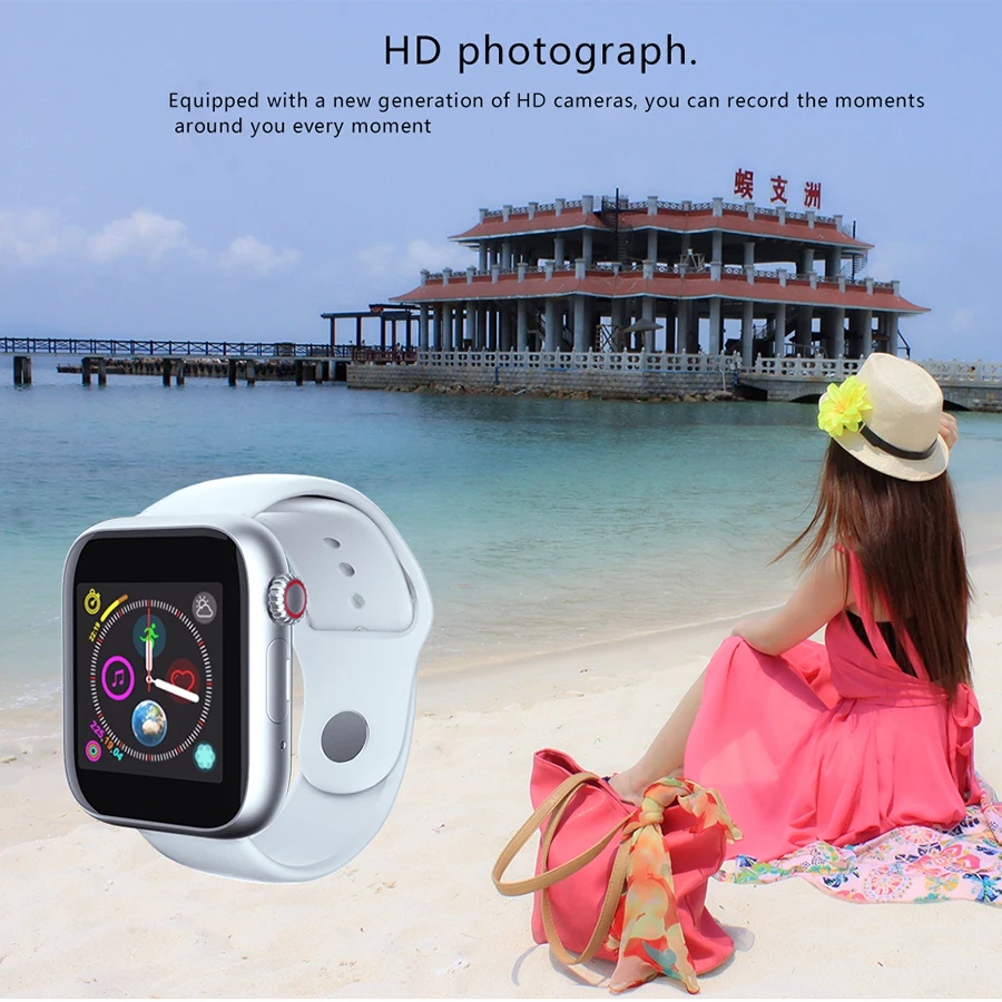 696 Z6 Смарт часы для мужчин Android телефон Apple Watch Поддержка 2G Sim TF карта 2.0MP камера