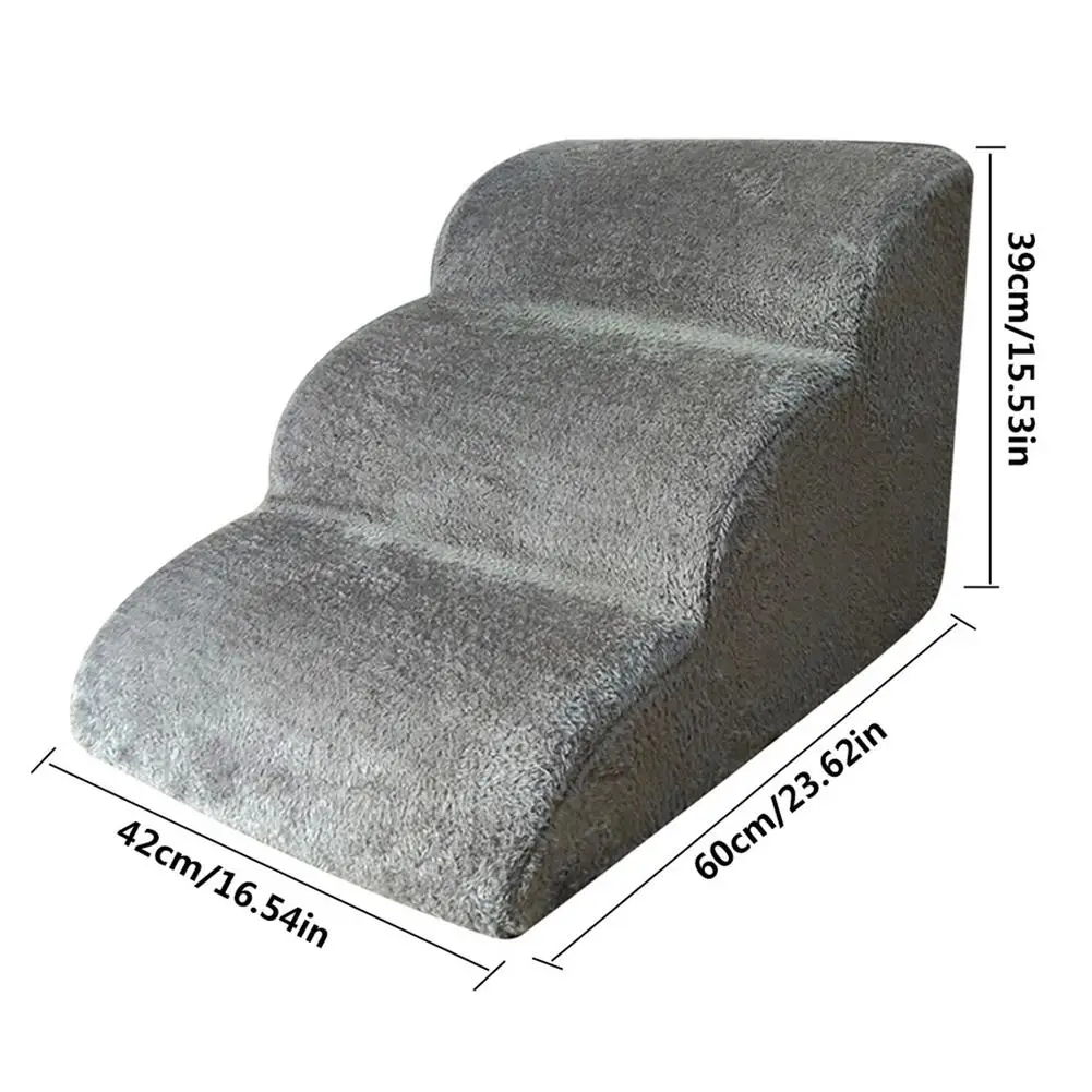 

Pet Dog 3 Steps Stairs For Small Dog Cat Dog House Pet Ramp Ladder Anti-slip Removable Dogs Bed Stairs Pet Supplies