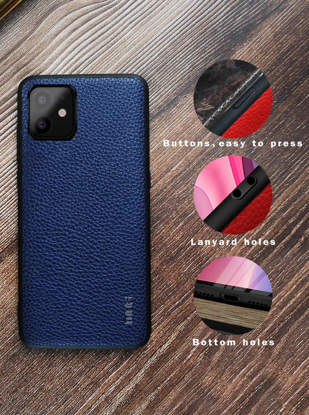 Для iPhone 11 pro чехол mofi для iPhone 11 max чехол задняя крышка мягкая pu кожа для iPhone 11 чехол Защитная перчатка чистый черный красный