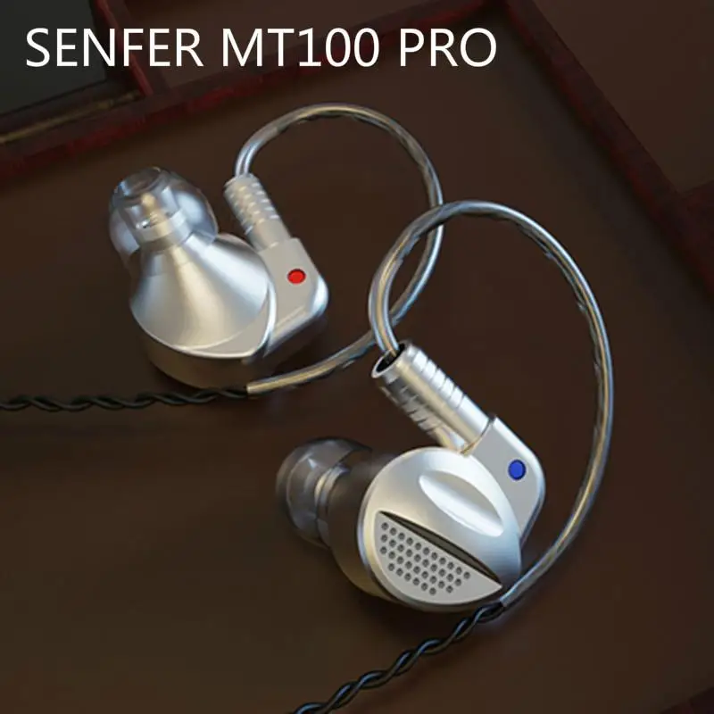 

SENFER MT100 PRO Flat Knowles Balanced Armature Hybrid In-Ear Wired Headphones HIFI High Quality Replaceable Cable MT300 V10 P2