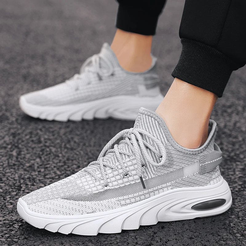 

new Men Casual Shoes Air-Cushion Flat men running shoes Anti-Slip Man Sneakers Outdoor Jogging Trainer Male Footwear sneakers