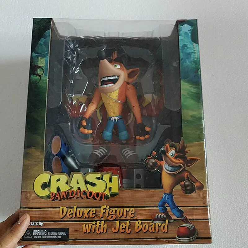 15 см-18 см NECA оригинальная игра Crash Bandicoot серия Aku маска АКУ и бандикут и струйная доска экшн фигурка модель игрушки кукла для подарка