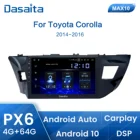 Автомобильный мультимедийный плеер Dasaita на Android для Toyota Corolla 2014, 2015, 2016, TDA7850, мультисенсорный экран, 4 Гб ОЗУ, 2din DVD
