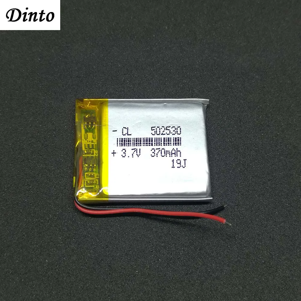 370mAh 3 7 V 502530 Перезаряжаемые литий ионный полимерный аккумулятор 052530 Li po батареи
