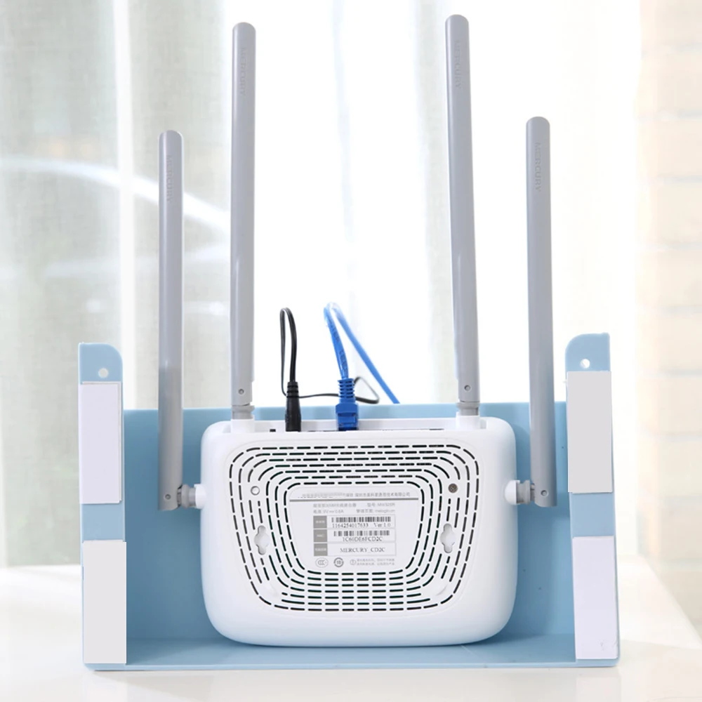 Обновленная настенная коробка для хранения роутера, 4 цвета, wifi, полка, коробка, прочно висящая, самоклеящаяся коробка для хранения, супер сигнал