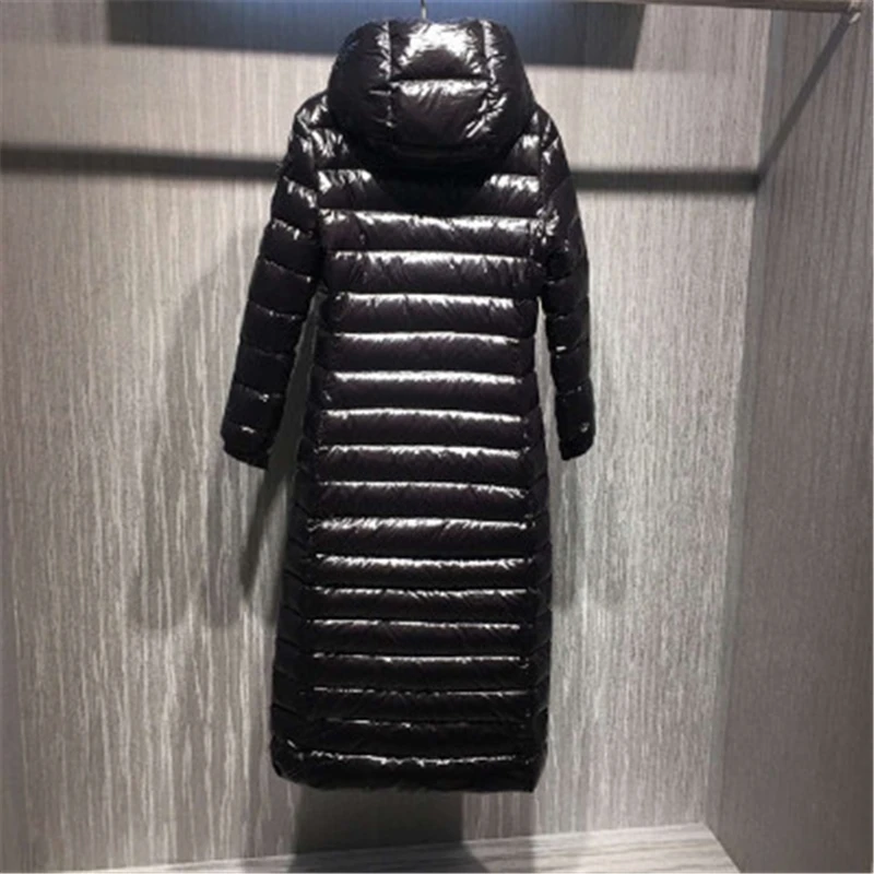 2022 New Arrivals Winter Women's Down Coat Warm 90% White Duck Down Coat Fashion Trendy Femalw Long Down Coats Women Hoodies