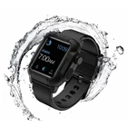 Чехол и ремешок для Apple Watch band 44 мм 40 м iWatch band 42 мм, водонепроницаемый светящийся фотоэлемент для Apple watch series 3 4 5 6 SE