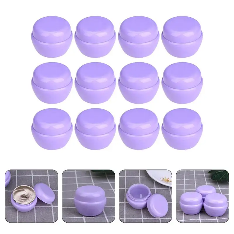 

40pcs 5g Mushroom Shape Cream Jar Travel Lotion Containers Packaging Bottles
