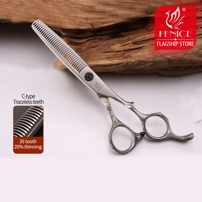 Профессиональные Парикмахерские ножницы Fenice 6-дюймовые для завивки волос