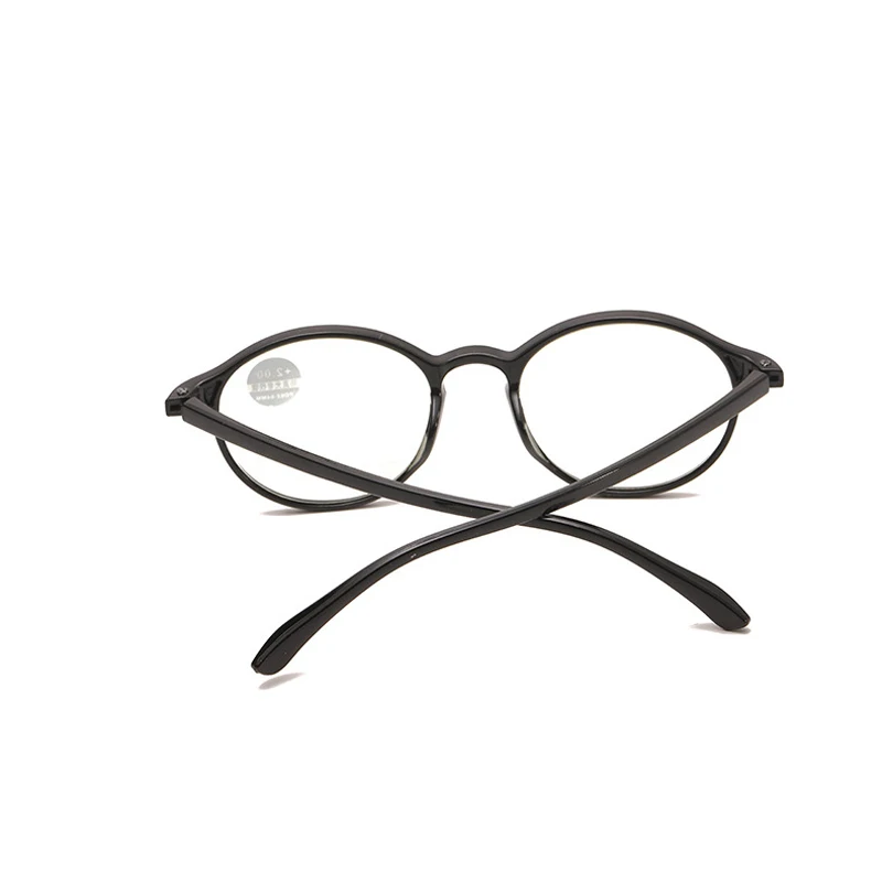 

Fashion Anti Blue Light Reading Glasses Retro Round Adding Film Presbyopic Eyeglasses Diopter +1.0 1.5 2.0 2.5 3.0 3.5 4.0