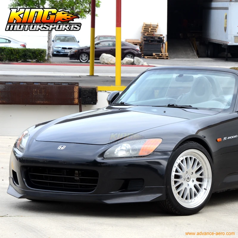 Подходит для 00 03 Honda S2000 EVO PU поли Уретановый передний бампер спойлер Bodykit|bumper lip
