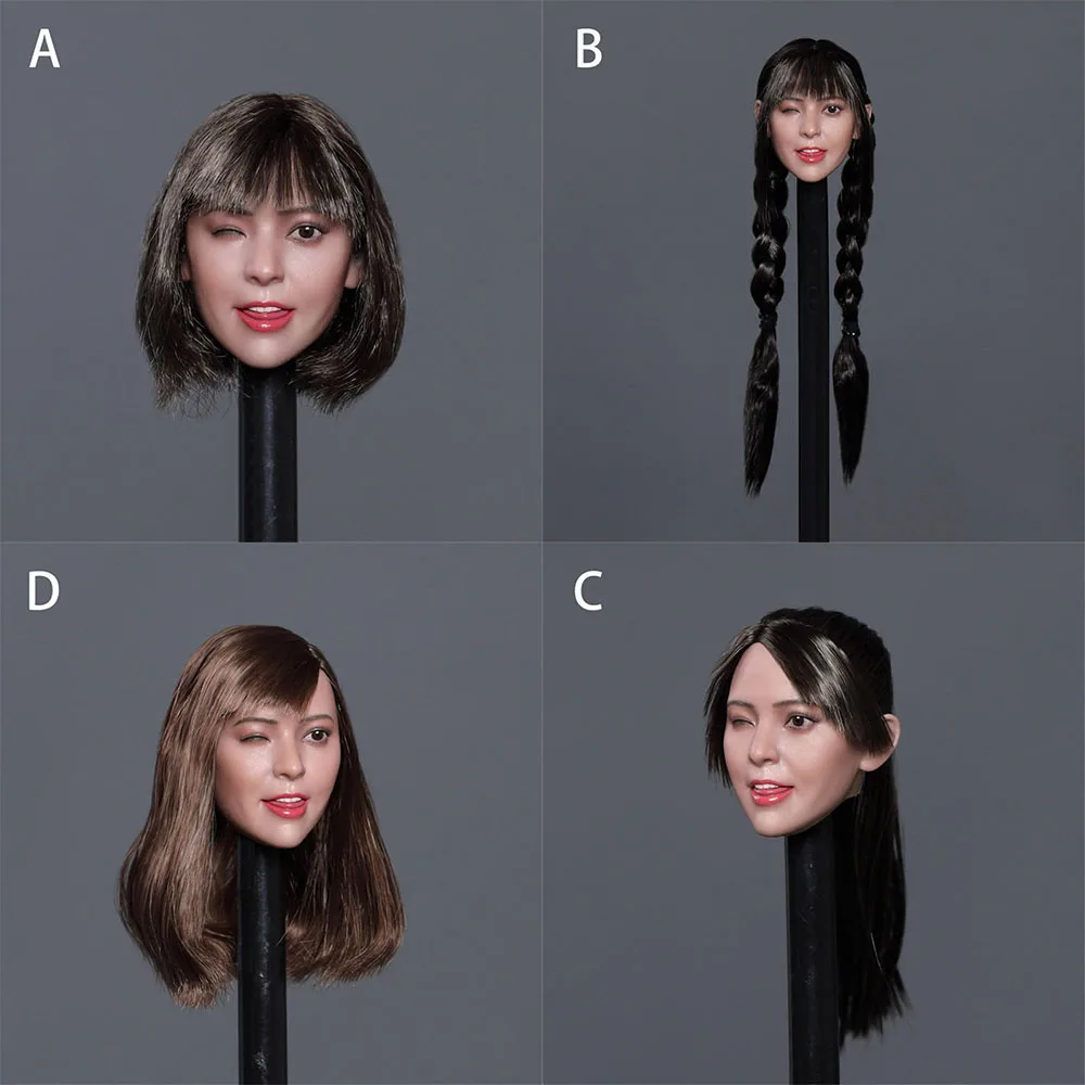 

GACTOYS GC036, 1/6, милая выражение, голова красоты, салфетка для 12-дюймовой фигурки, сделай сам