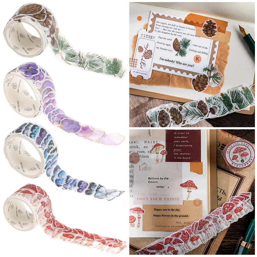 100 шт./рулон обувь с украшениями в виде цветков и бабочек лепесток декоративная