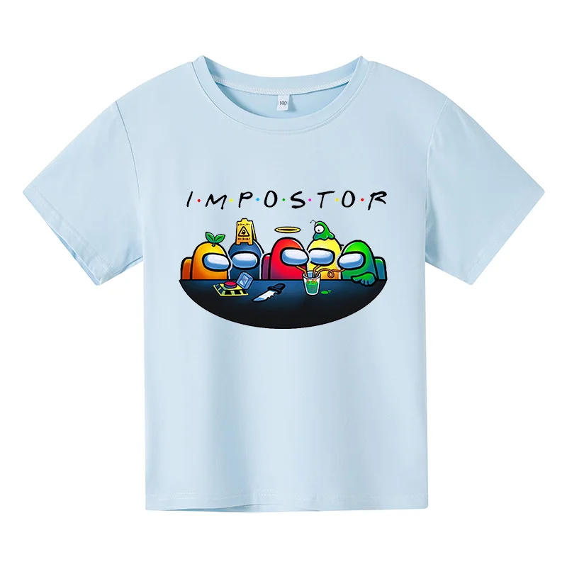 

2021 summer anime 3D cartoon t-shirt baby boy clothes kids cute anime game t-shirt kids clothes boys girls short sleeves