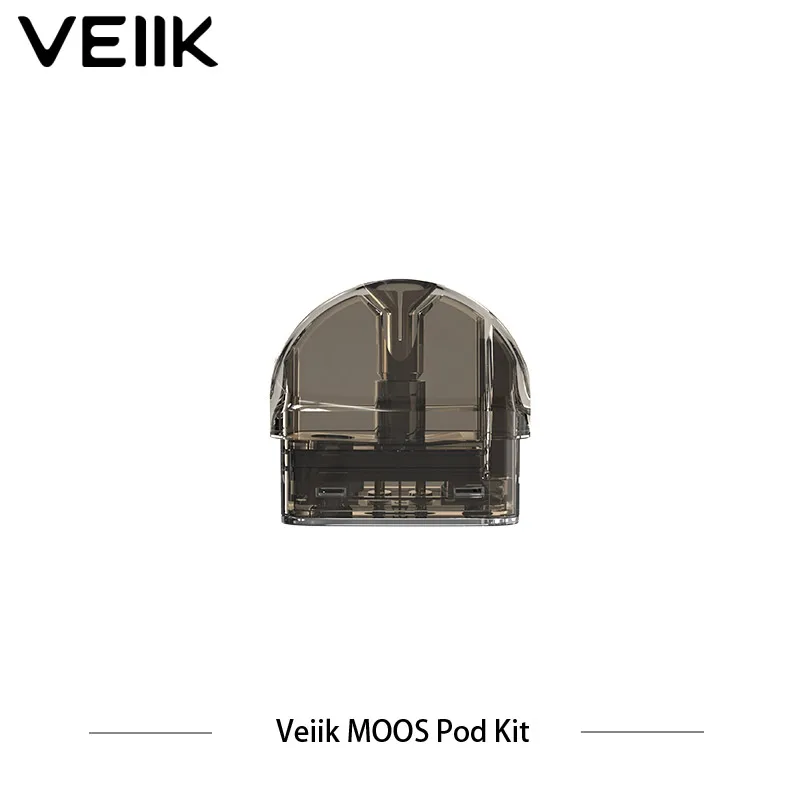 

New Arrival Veiik Moos Vape Pod System Kit 1100mah 15w Cartridge 1.2ohm E Cigarette Ceramic Coil Black