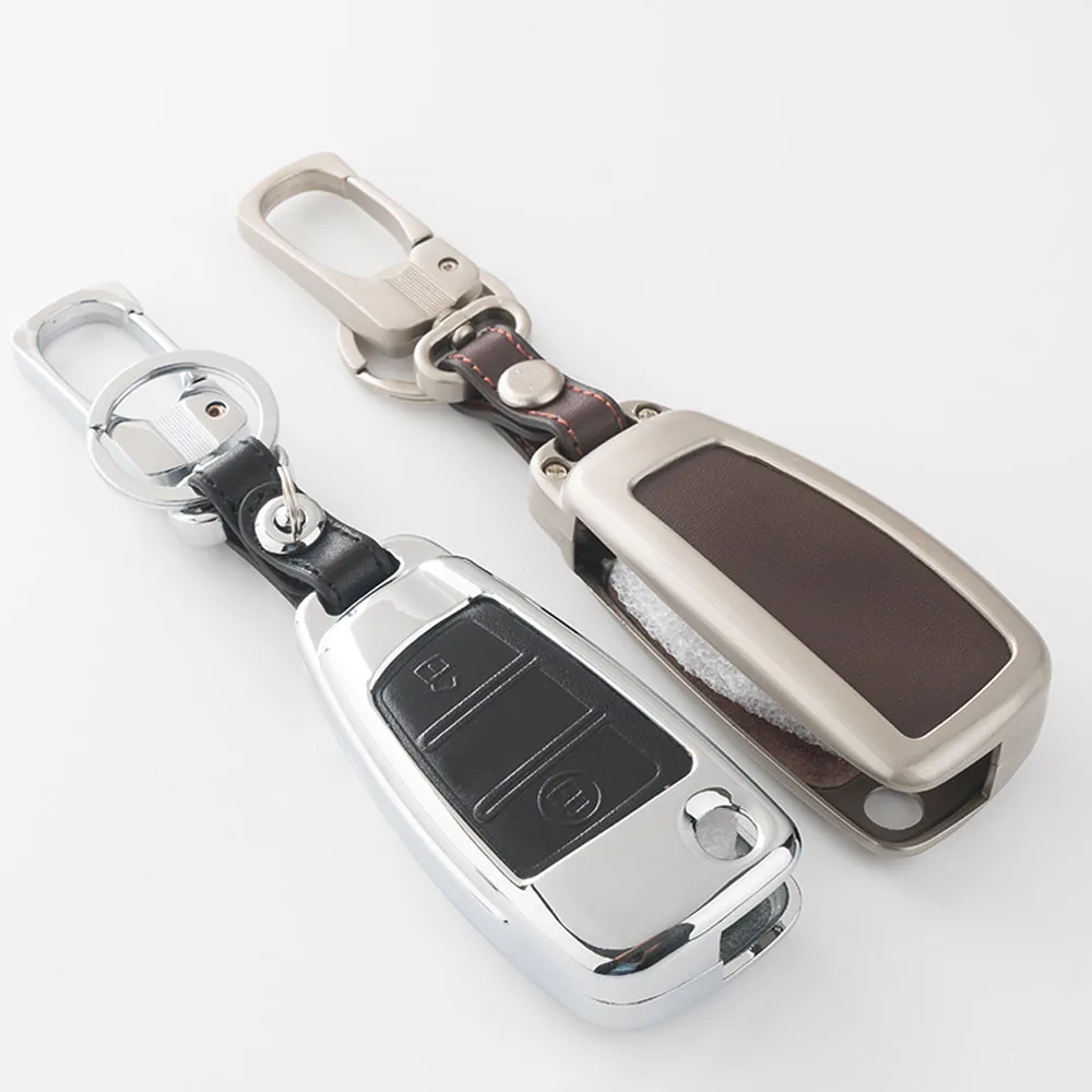 Чехол для автомобильного ключа из цинкового сплава и кожи Chery Tiggo 3 5 E3 E5 бонус Fulwin Ai