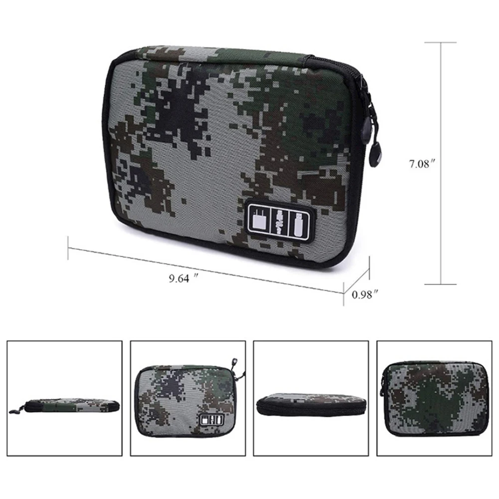 Водонепроницаемый нейлоновый чехол для хранения гаджетов и кабелей дорожное