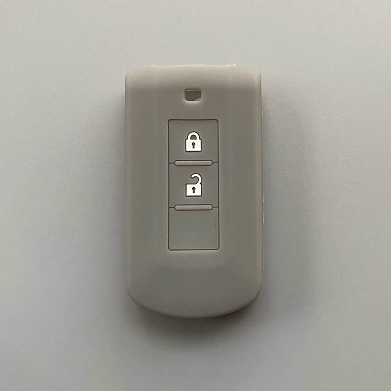 Чехол для автомобильного ключа Mitsubishi L200 ASX Outlander 3 Eclipse Cross Pajero Sport Lancer Key 2 кнопки -