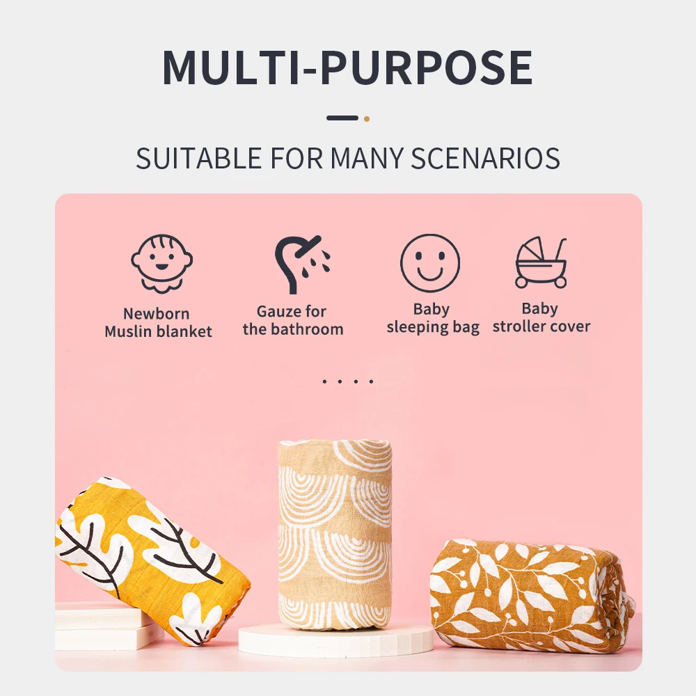 HappyFlute 3 шт. муслиновые 100% хлопковые детские пеленки мягкая облегающая Одежда для