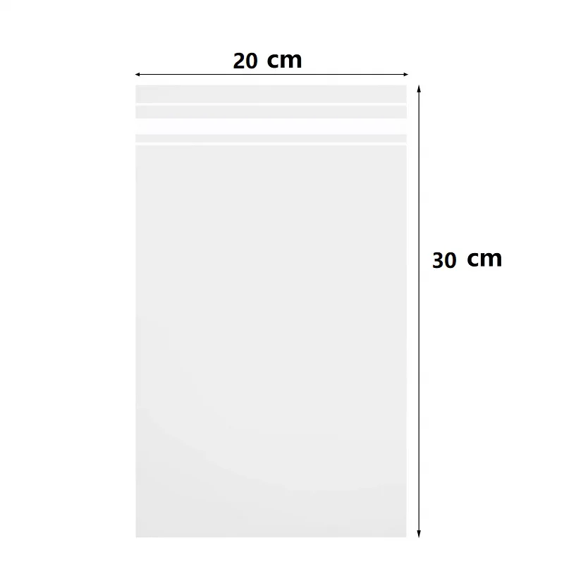 

Pack Transparent Bag Self Adhesive Plastic Bag for T Shirt, Clothes Packaging Clear Storage Bag