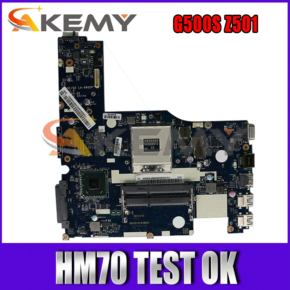 

Akemy для Lenovo G500S Z501 VILG1/G2 LA-9902P Материнская плата ноутбука PGA989 SLJNV HM70 процессор поддержка 100% тесты OK