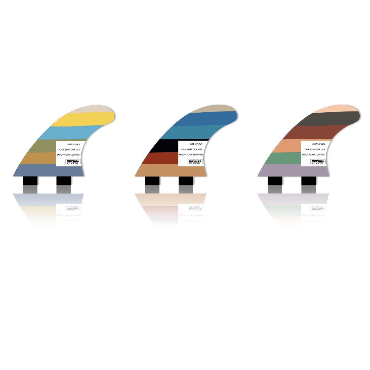 

Surfboard fins New design no stock surf fins canbe custom made Size S/M/L/UK2.1 Double Tabs fins in surfing