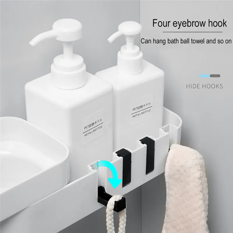 Угловая полка для душа ванная комната держатель кухни хранения специй