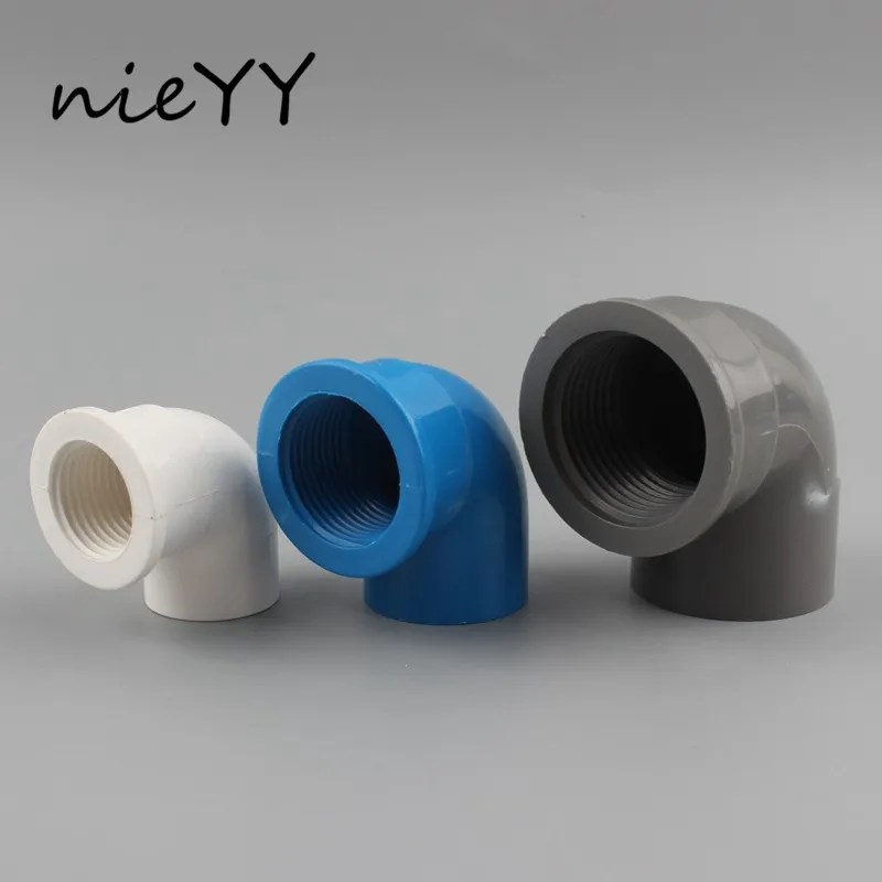 2 шт. 20 25 32 мм Женская резьба 90 градусов налокотник соединитель 1/2 'Ɖ/4'' 1