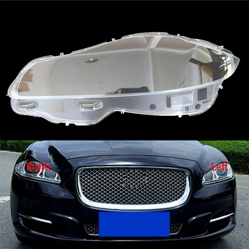Для JAGUAR XJ XJL 2010- передние фары прозрачные абажуры лампы оболочки маски фары крышка объектива фары стекло