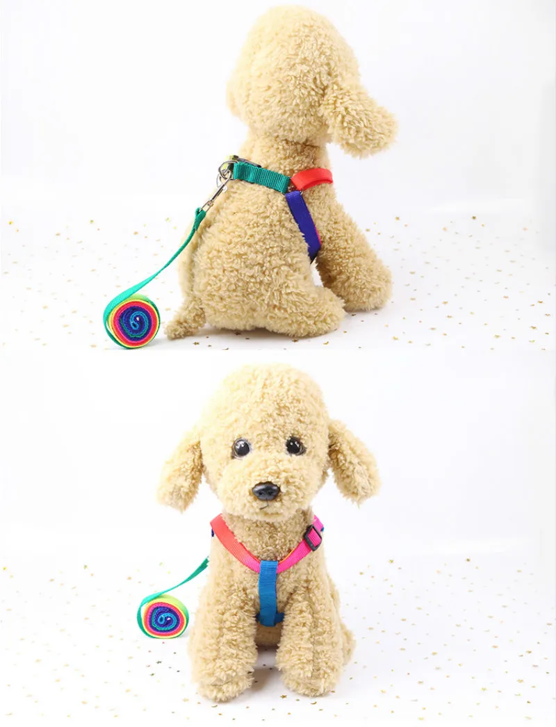 Поводок для питомца собаки малых и средних Чихуахуа Teddy Bichon Цвет Регулируемая