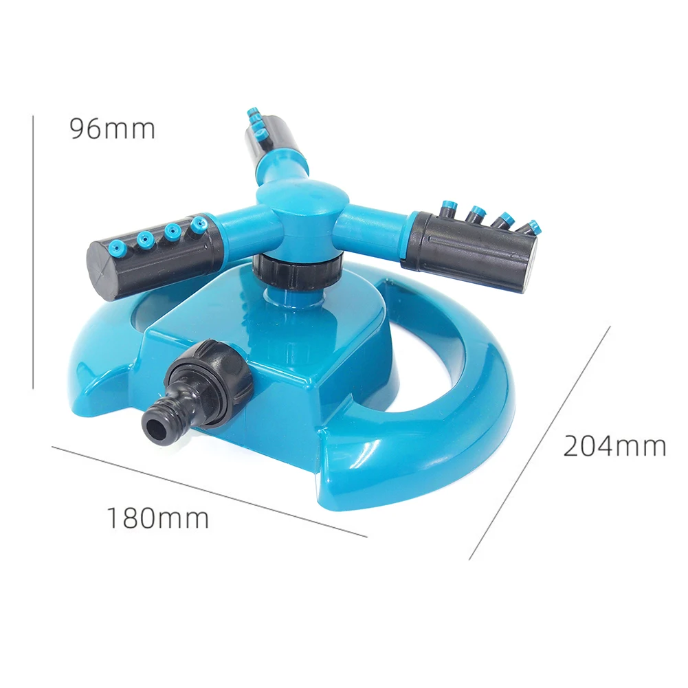 Спринклеры для сада с автоматическим поливом газона 360 градусов 3 насадки круглая